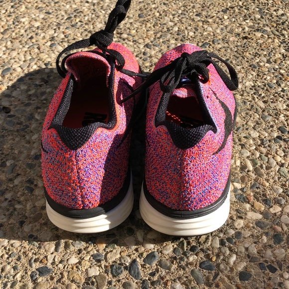 Woman’s Nike fly knit lunar 3 orange - Picture 5 of 6
